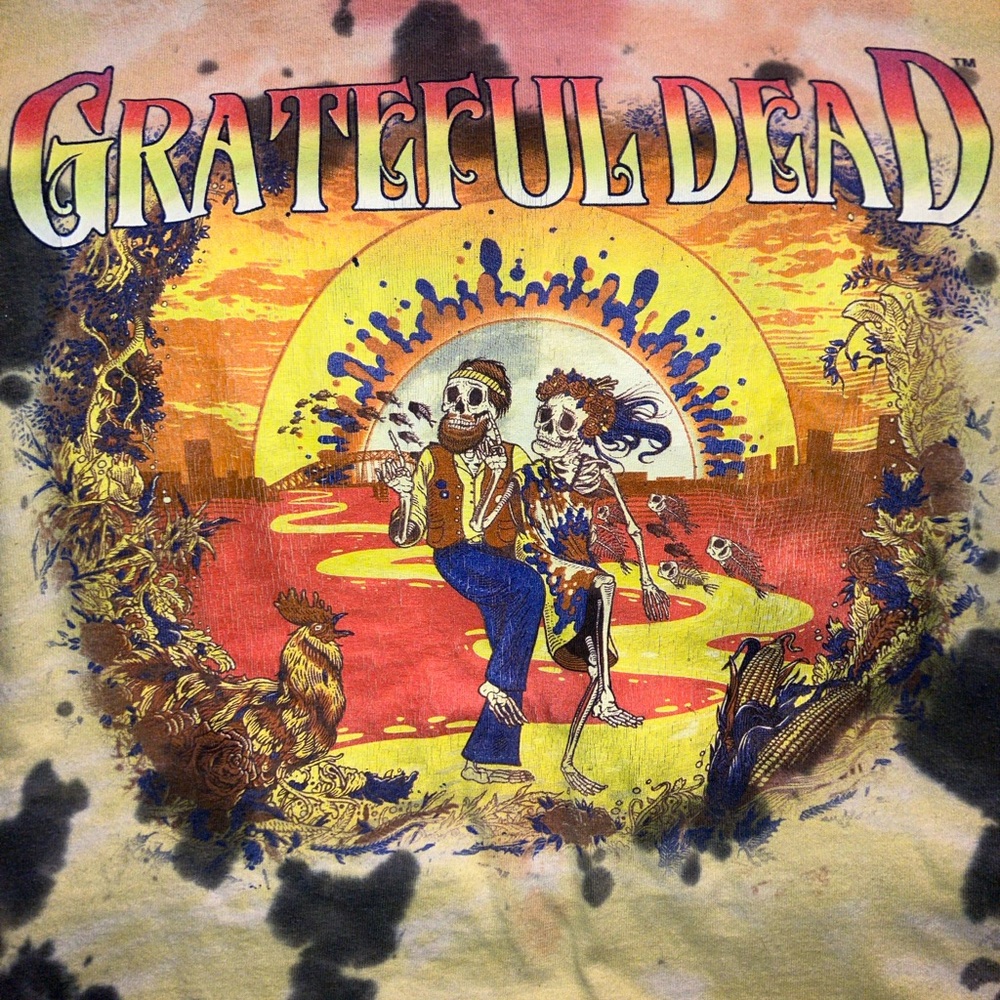 Grateful Dead Skull Tie-Dye Tee
